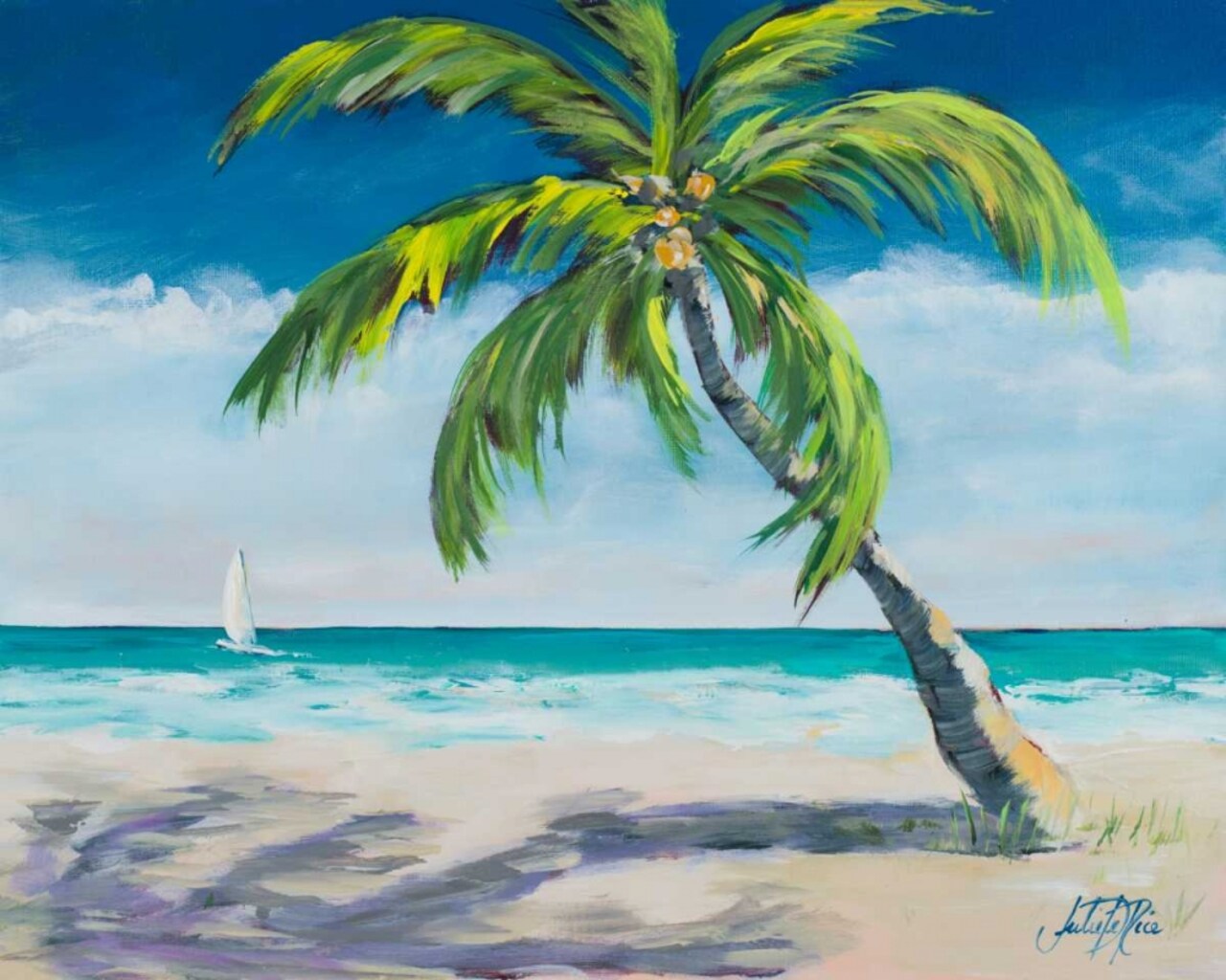 Ocean Breeze I Poster Print by Julie DeRice (36 x 24) # 11797U